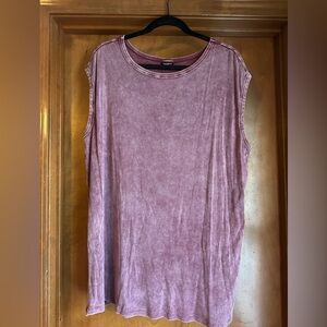Torrid Women's Washed Purple Muscle Tee